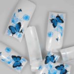 Designer Tips blue butterflies