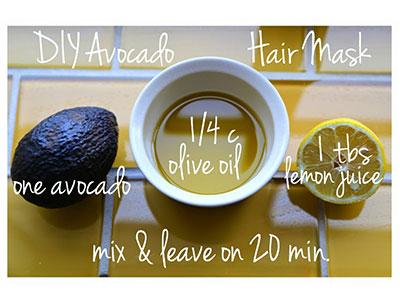 Avocado Hair Mask Recipe