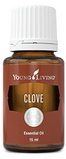Bottle of Young Living clove essential oil