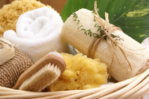 BASKET OF SKIN CARE LOUFAS